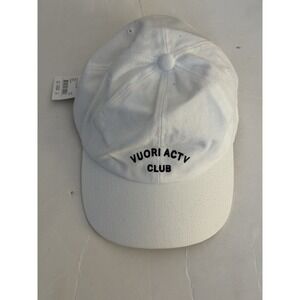 NWT Vuori Unisex White Black ACTV Club Hat